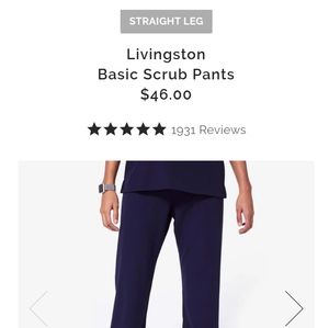 Figs Livingston Basic Scrub Pants